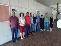 Presidente da Poder Legislativo visita ateliê .