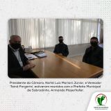 Vereadores estiveram reunidos com o Prefeito do Município de Sobradinho